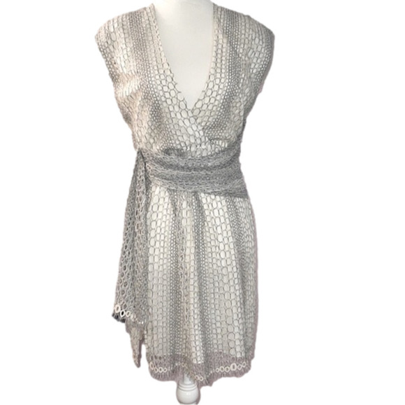 SAYLOR reptile design midi dress size S - Picture 1 of 10